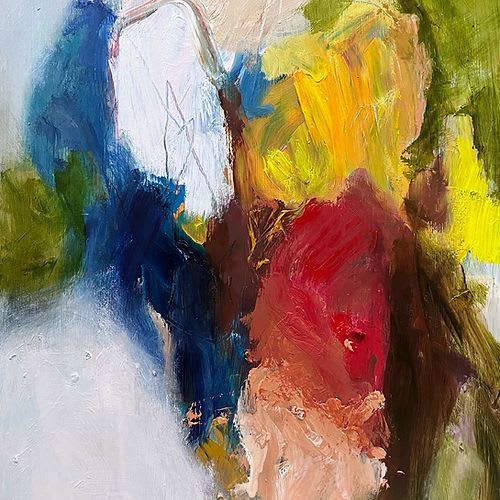 Terrain Study XIII | Oil And Acrylic Painting in Paintings by Elisa Gomez Art