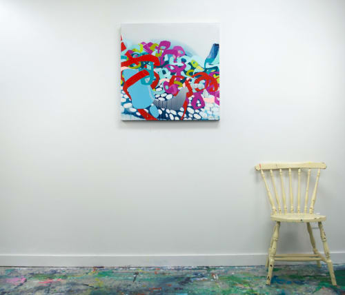 Cast of Characters | Oil And Acrylic Painting in Paintings by Claire Desjardins