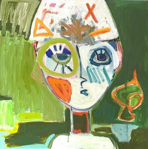 Daphne | Sold | Oil And Acrylic Painting in Paintings by Aleea Jaques