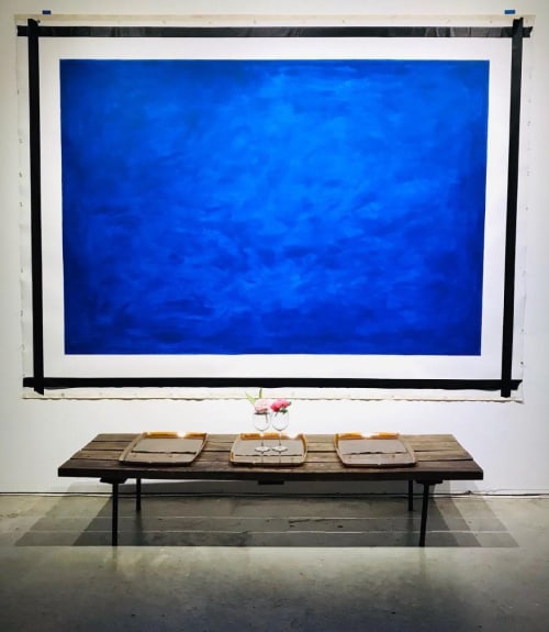 Blue In Situ | Paintings by ELYSE DEFOOR | EBD4 in Chamblee