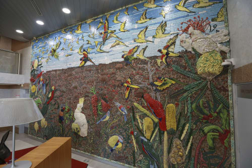 Mural for the Travel Corporation, Bondi Sydney | Public Mosaics by Jane du Rand