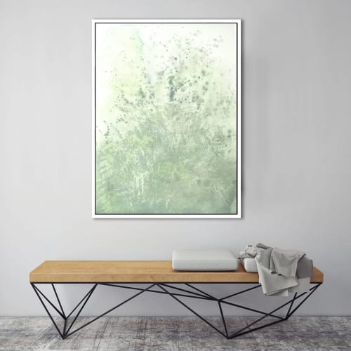 Water & Salt Green | Paintings by Nicolette Atelier