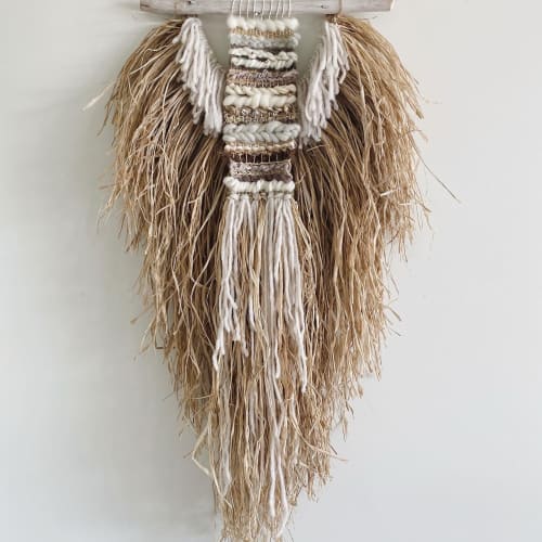 Raffia & Woven Wall Hanging | Wall Hangings by Karen louise