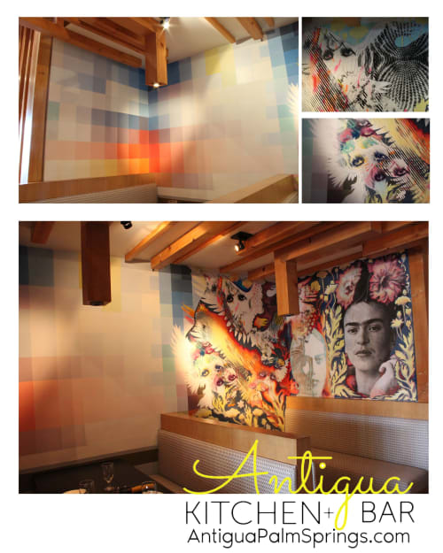 Frida Fire | Murals by John Cuevas | Antigua Kitchen + Bar Palm Springs in Palm Springs