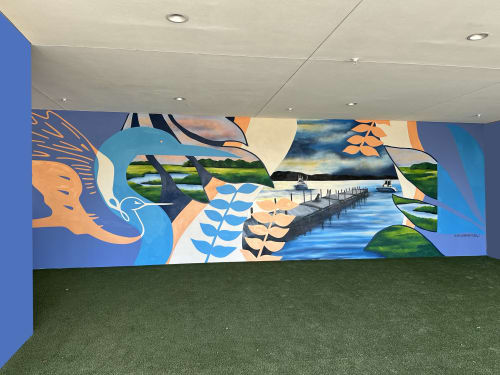 MUSC Shaw Jenkins Children's Hospital Mural | Street Murals by Christine Crawford | Christine Creates | MUSC Shawn Jenkins Children's Hospital in Charleston