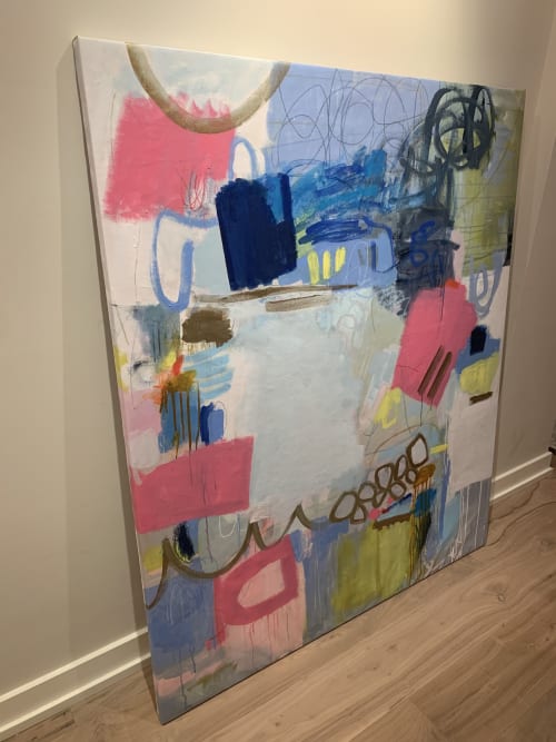 Diary of a Debutante | Mixed Media in Paintings by Laurie Kwo Art