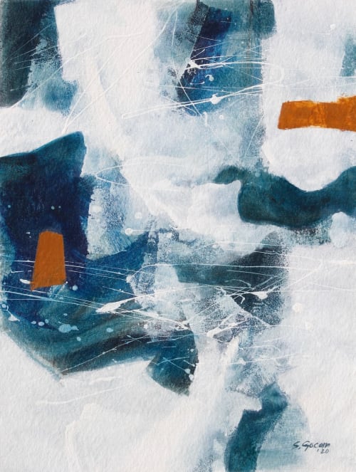 Night and Day (Diptych) *SOLD | Oil And Acrylic Painting in Paintings by Simona Gocan