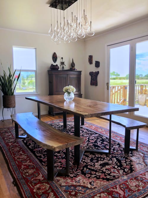 Havard Live Edge Dining Table | Tables by Growler Domestics | Carson Creek Ranch in Austin