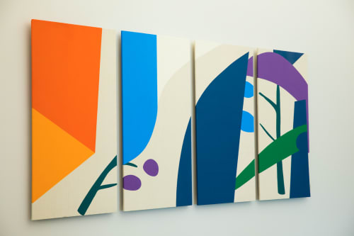 "Garden 1" | Paintings by ANTLRE - Hannah Sitzer | Google RWC SEA6 in Redwood City