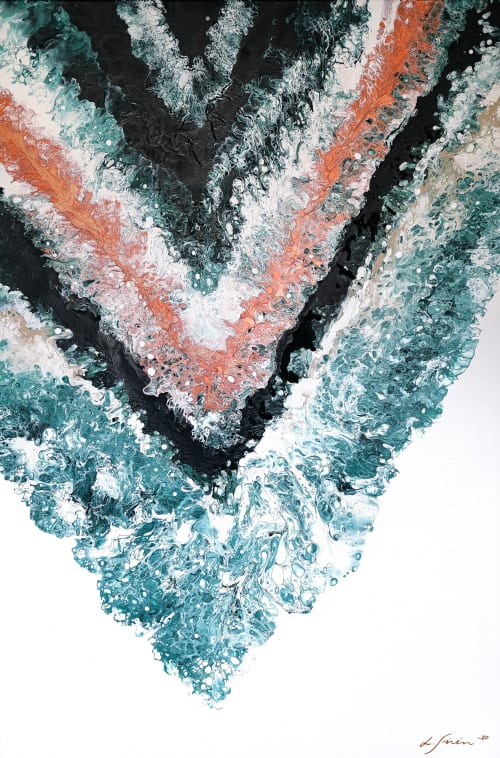 Greenfall | Paintings by Lotta Sirén | Epicenter in Helsinki