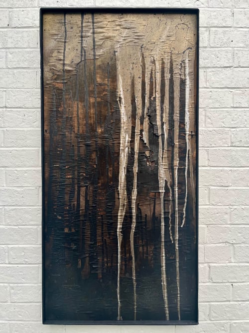 "It doesn’t have to destroy me" (KESHET GALLERY) | Mixed Media in Paintings by VISCERAL HOME STUDIO | Keshet Gallery in Boca Raton