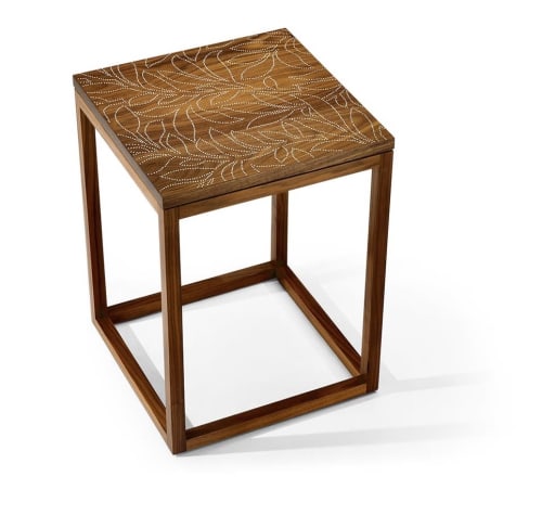 Nail Inlay End Table No. 205 | Tables by Peter Sandback
