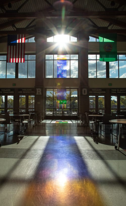 Glass Art | Art & Wall Decor by Derix Glasstudios | Auburn High School in Auburn