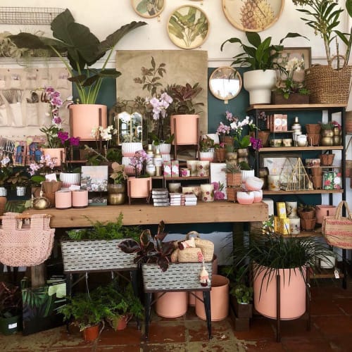 LBE Design Ceramic Cylinder Planters | Vases & Vessels by LBE Design | Dig Gardens in Santa Cruz