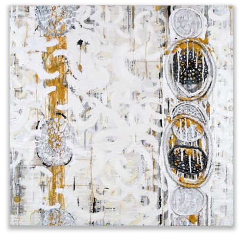 Cracked Earth Number 25 | Paintings by Kari Souders