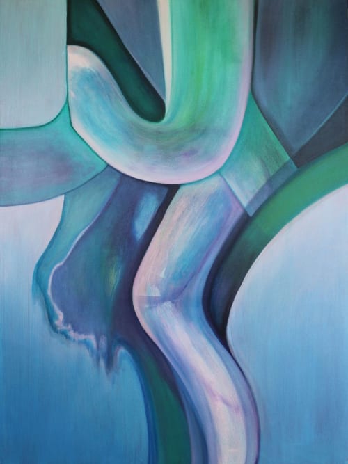 Further Entangled | Oil And Acrylic Painting in Paintings by Kim Powell Art