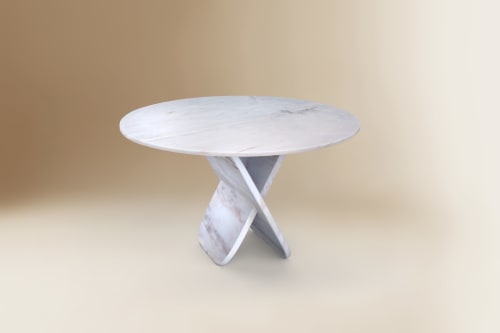 Balance Round Table | Dining Table in Tables by Dovain Studio