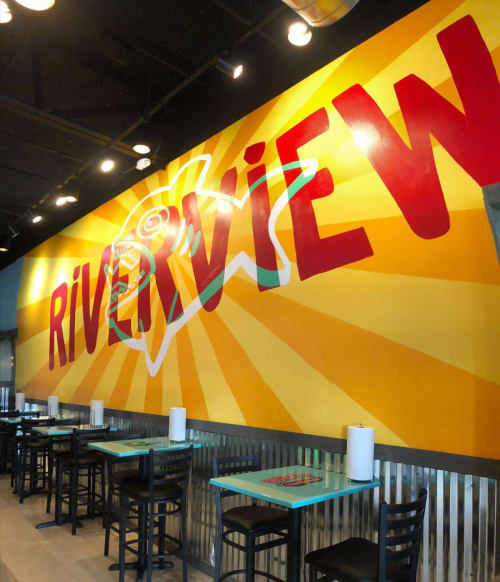 Mural | Street Murals by Bianca Burrows | Fuzzy's Taco Shop in Riverview