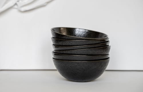 Black Stoneware Everyday Bowl | Dinnerware by Creating Comfort Lab