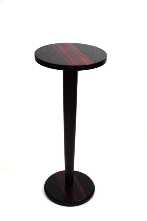 21st Century Mid-Century Modern Inspired Wenge and Macassar | Tables by Walker Design Studios