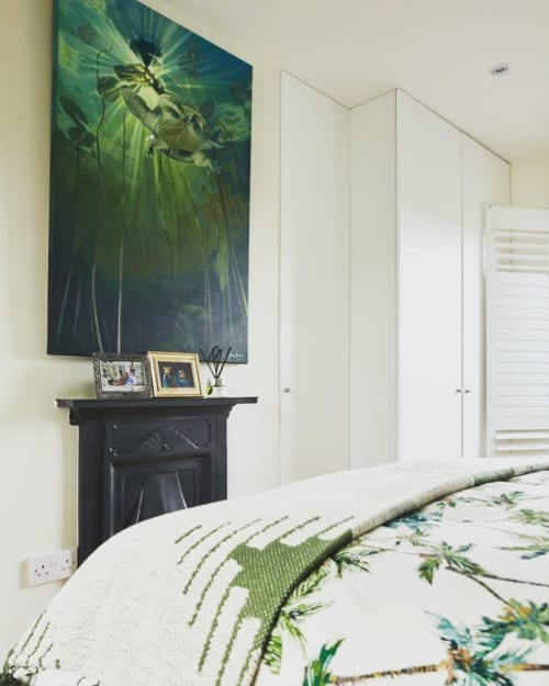 Commissioned Painting | Oil And Acrylic Painting in Paintings by Fran Halpin Art