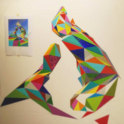 Geometric Art | Paintings by Travis Rice | Indianapolis Zoo in Indianapolis