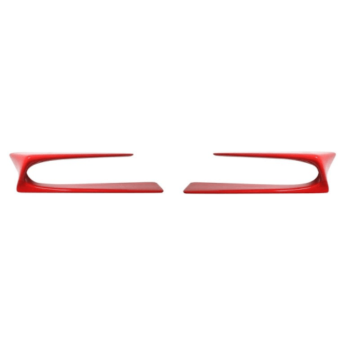 Amorph Flux bookcase, shelves, Lacquered Red Facing L & R | Shelving in Storage by Amorph