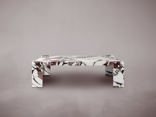 Rectangular Marble Coffee Table. Modern Coffee Table. | Tables by HamamDecor LLC