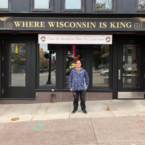 WHERE WISCONSIN IS KING | Murals by Ray Mawst | The Old Fashioned in Madison