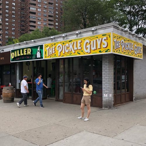 Diller & Pickle Guys Signage | Signage by Noble Signs | The Pickle Guys in New York