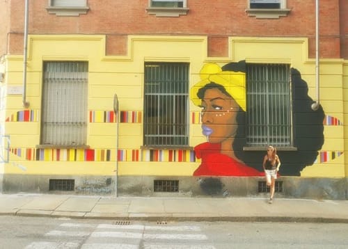 The Queen - commisioned mural | Street Murals by Stefania Gallina - MAPU Lab