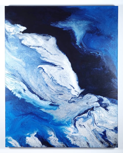 Tidal Wave Two | Oil And Acrylic Painting in Paintings by Gabrielle Shannon | Space Gallery in Denver