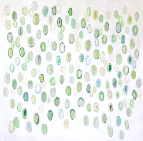 'FEUiLLES' original abstract painting by Linnea Heide | Paintings by Linnea Heide contemporary fine art