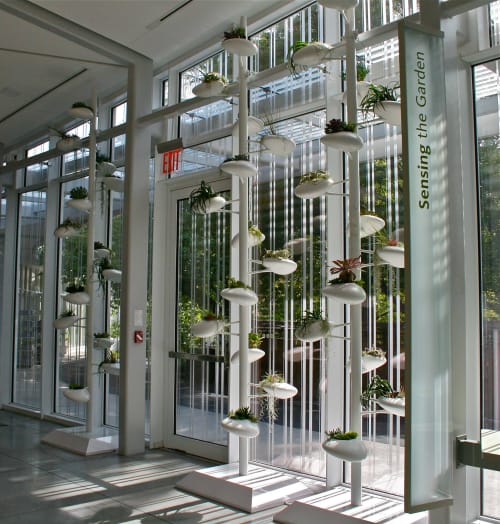 Vertical Garden Permanent Installation for Brooklyn Botanic Garden | Planter in Vases & Vessels by Danielle Trofe Design | Brooklyn Botanic Garden in Brooklyn