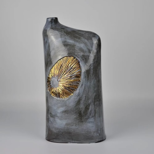 Large Bottle Form Shell Range | Sculptures by Anne Barrell Ceramics