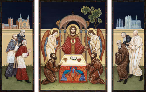 The Communion of the Apostles | Paintings by Ruth and Geoff Stricklin (New Jerusalem Studios)