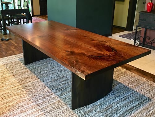 Modern Walnut Dining table | Tables by Aaron Smith Woodworker