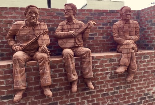 Whittlin' Wall | Public Sculptures by Brad Spencer