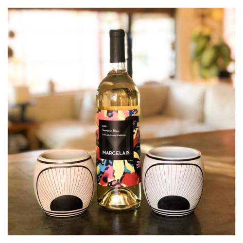 Moonrise Wine Glasses | Cups by Amanda Medak Ceramics