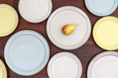 Wheel Thrown Plates | Ceramic Plates by Off Your Rocker Pottery | Private Residence - Crystal Lake, IL in Crystal Lake