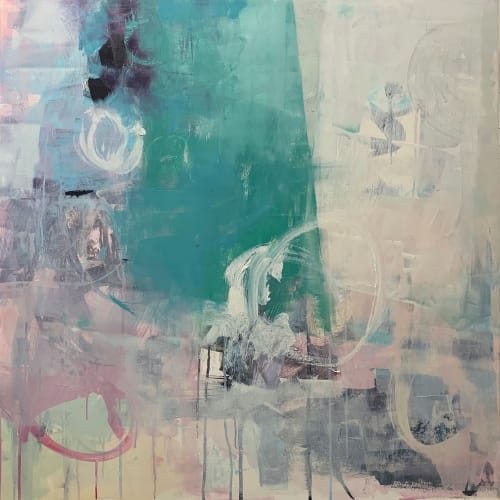 Star Gazing 7 | Oil And Acrylic Painting in Paintings by Connie Rigdon