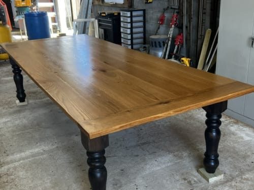 10' White Oak Dining Table | Tables by Peach S