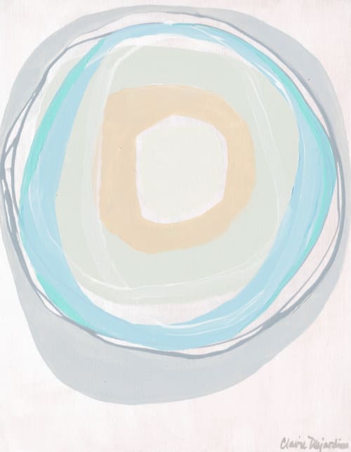 Shade of Pale 04 | Oil And Acrylic Painting in Paintings by Claire Desjardins