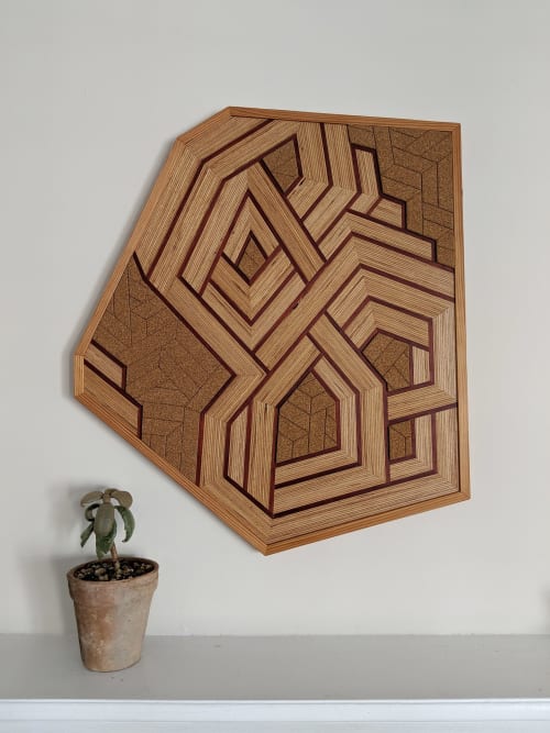 Wall Art - Unforgivable but drawn to purple | Wall Sculpture in Wall Hangings by Alexandra Cicorschi | San Francisco in San Francisco