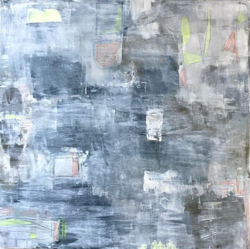 Cabana Stripes | Mixed Media by Donna Benedetto Art