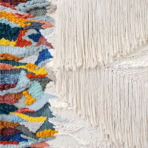 Statement Handwoven Framed Wall Tapestry | Wall Hangings by Shaylee Southerland