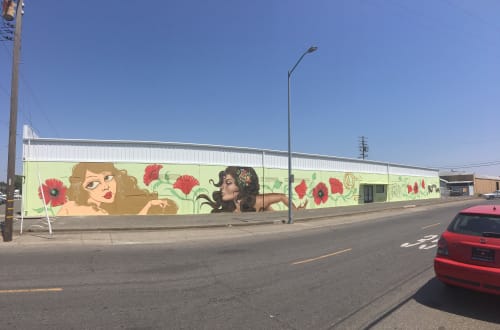 Wide Open Walls x Few & Far Women 2017 wall | Murals by Ursula Xanthe Young