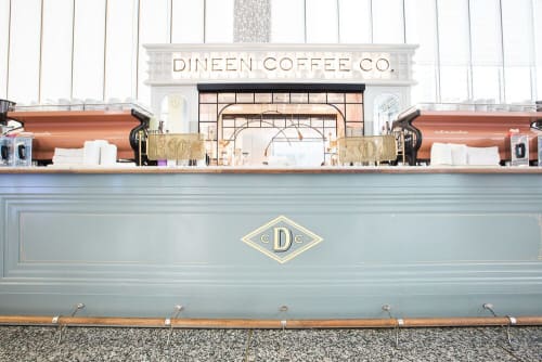 Dineen Coffee Co. | Interior Design by Pencil Design | Dineen Coffee Co. in Toronto