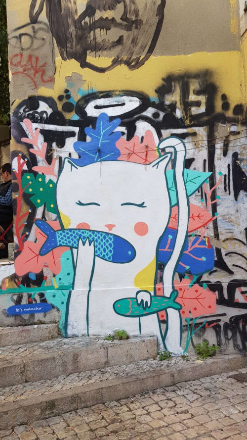 Miau na Tajo | Street Murals by Its mancho