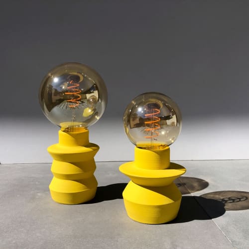 Zig Zag Lamp - Sunshine 2 | Lamps by niho Ceramics